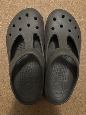 Brown Mary Jane Crocs